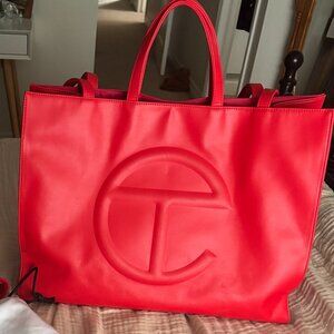 Large Red Telfar Bag